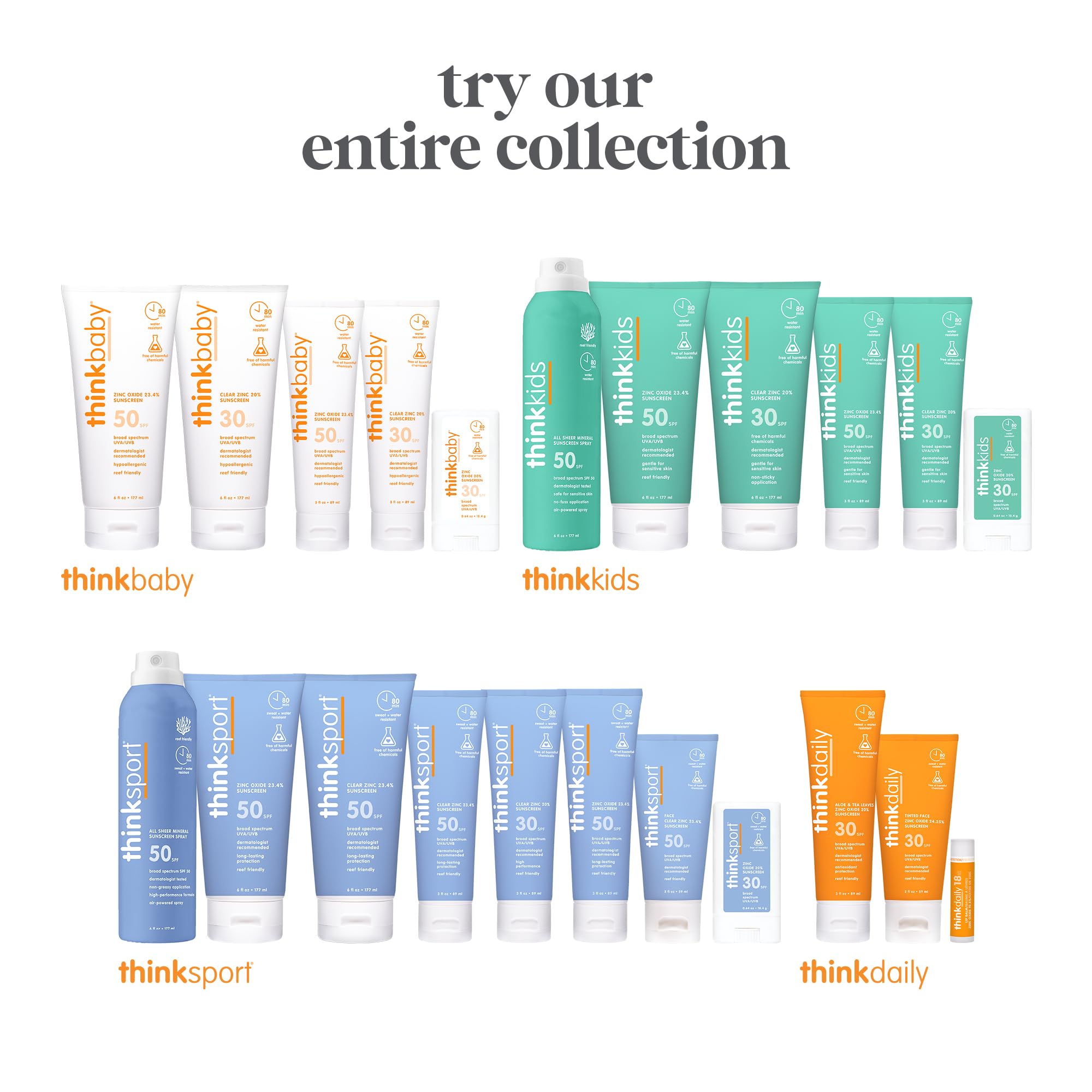 Thinksport: envase de 59 ml, ideal para viajes y retoques.