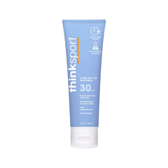 Thinksport protector solar SPF30, claridad de zinc, ideal para uso al aire libre y deporte