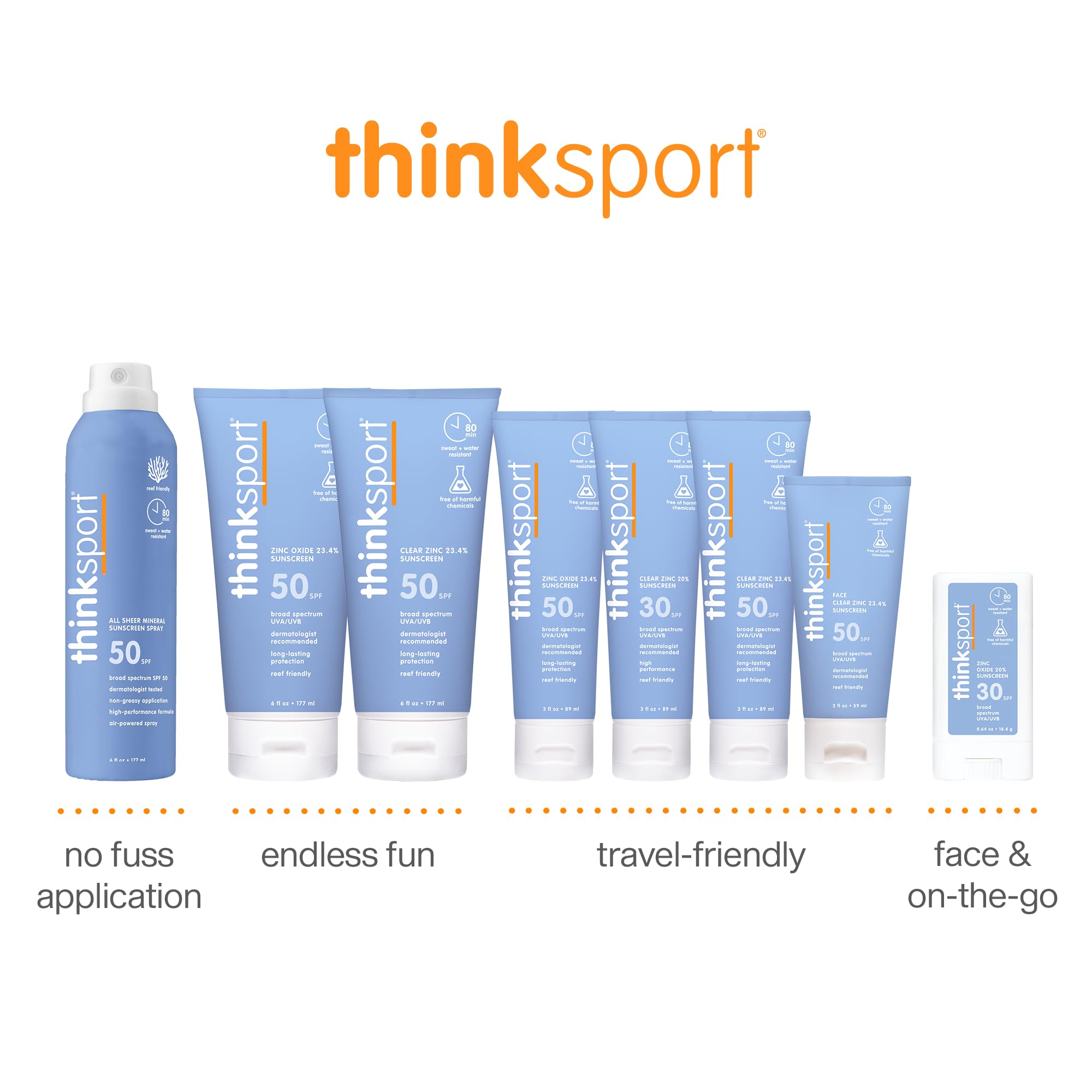 Thinksport pensado para piel sensible con opcion vegana y segura