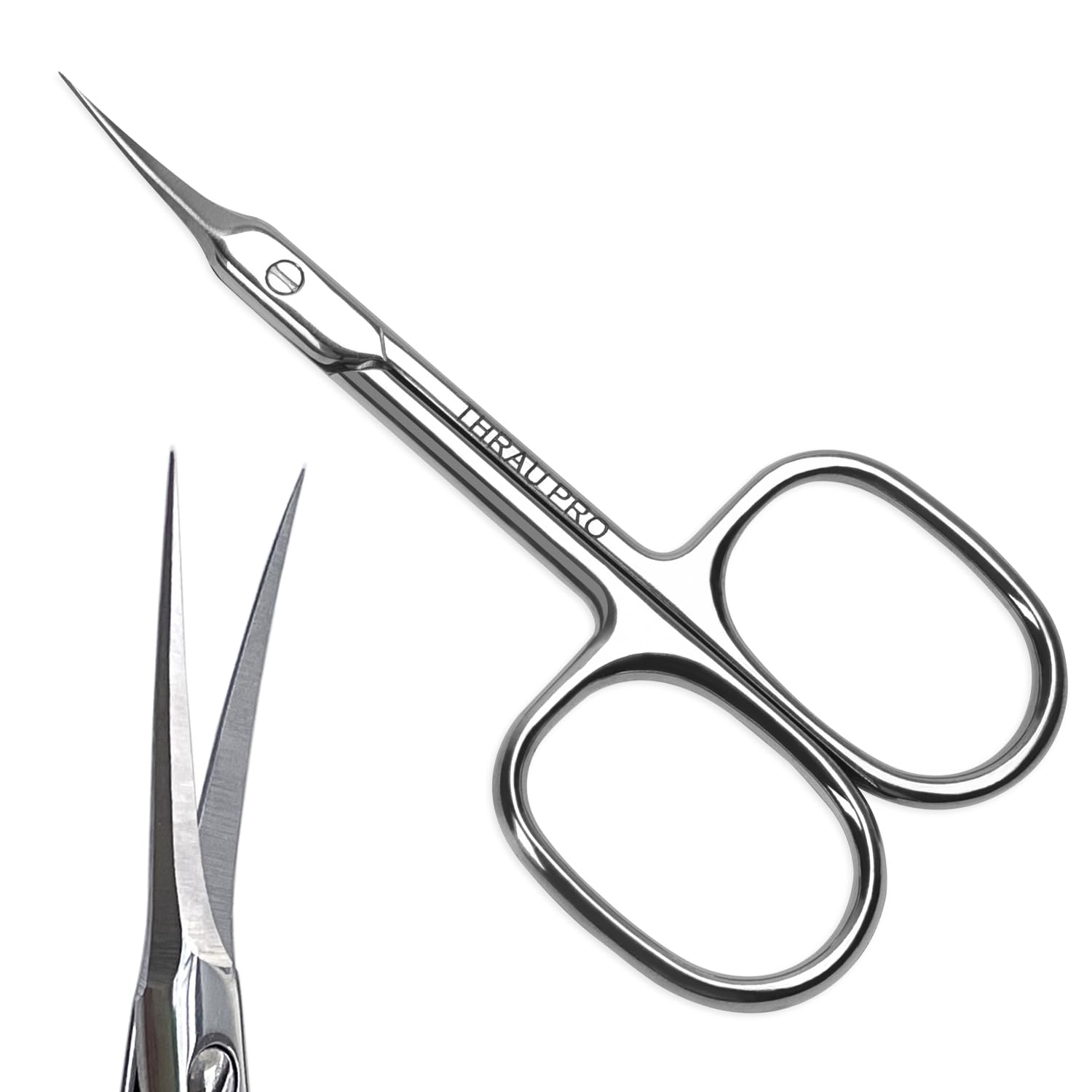 THRAU ciseaux-cuticule extrafine: pointe précise pour soins des ongles à domicile
