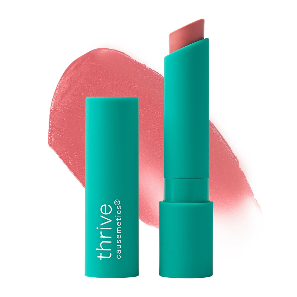 Thrive Causemetics Cassandra, rosado suave, hidratación duradera para labios.