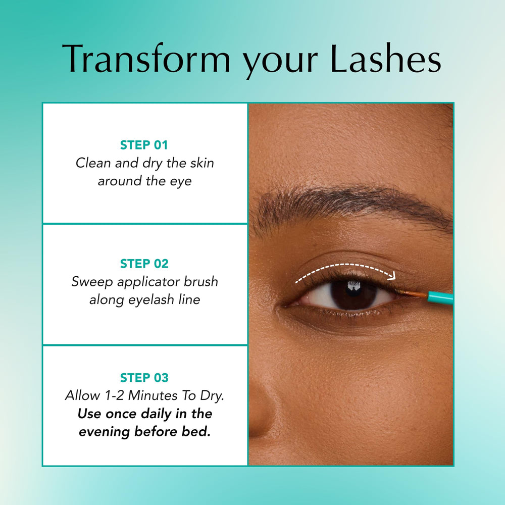 Thrive Causemetics Liquid Lash Extensions Serum fórmula clara y ligera, sin residuos