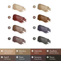 Thrive Causemetics Instant Brow Fix tono Merida cobrizo para cejas.