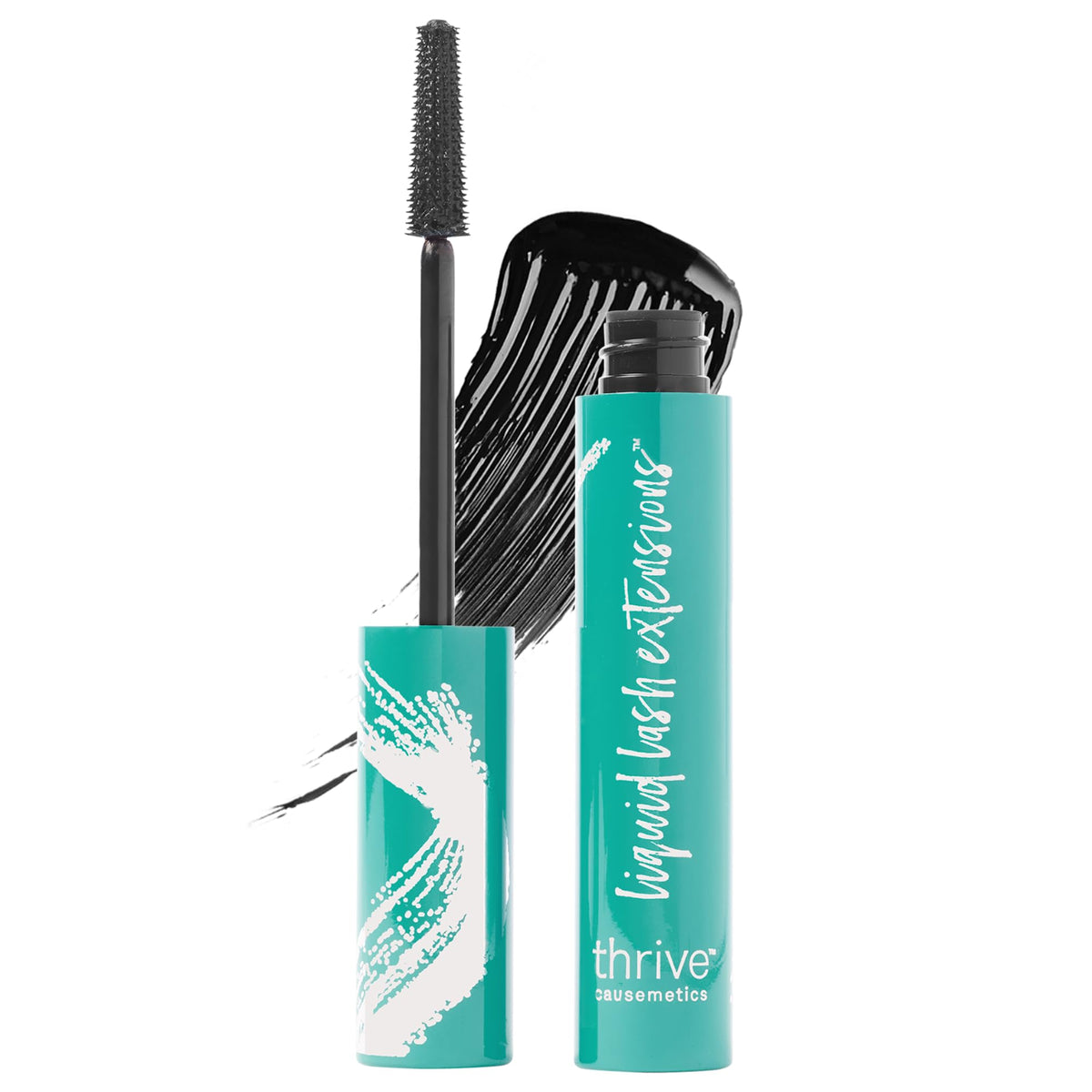 Mascara tubing Thrive Causemetics, brosse longue pour une longueur accrue