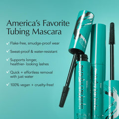 Mascara tubing Thrive Causemetics, définition et volume sans paquets