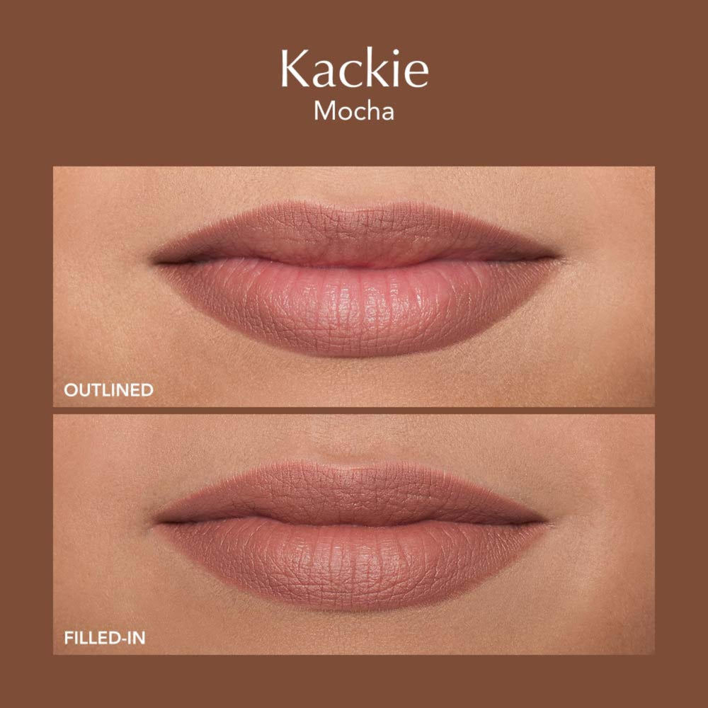 Nutrición labial con aceite vegetal y manteca de karité para labios suaves.
