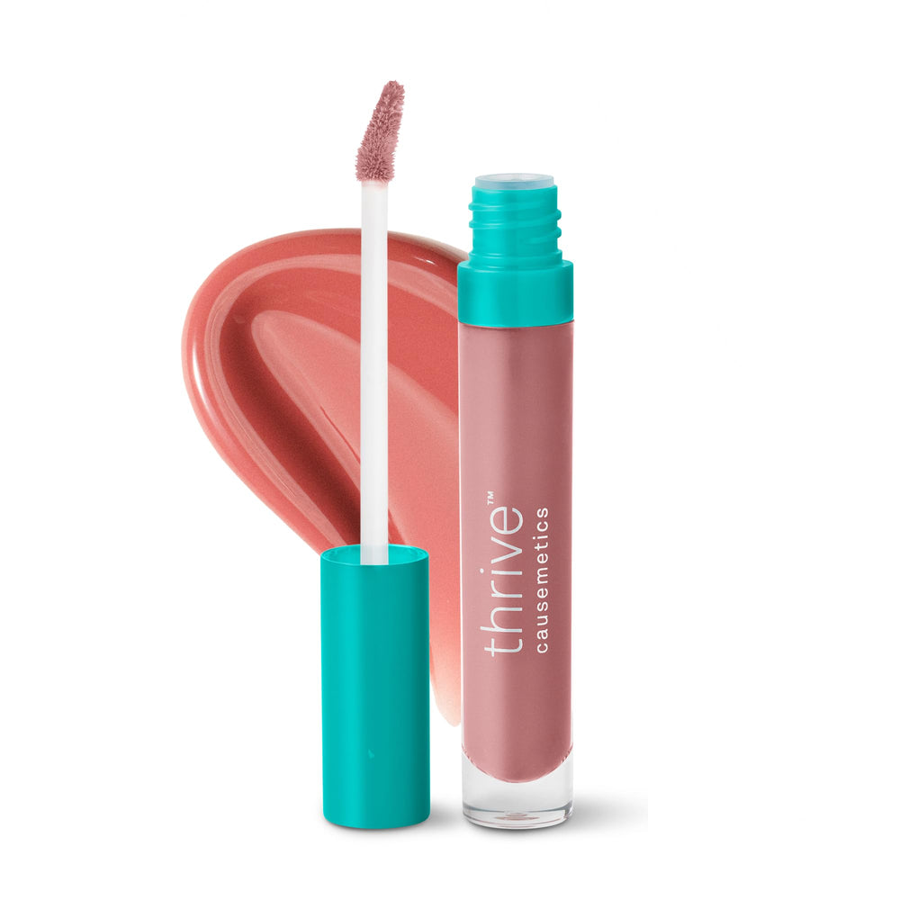 Thrive Causemetics Jo labios brillo: acabado luminoso y deslumbrante.