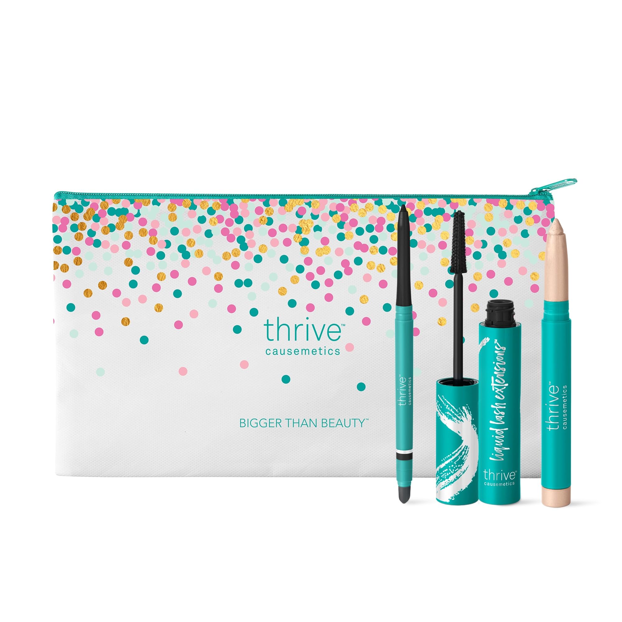 Rímel de extensiones líquidas Brynn de Thrive Causemetics para pestañas definidas sin grumos