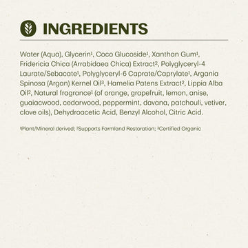 Thrive Natural Care espuma suave, lavado facial diario.