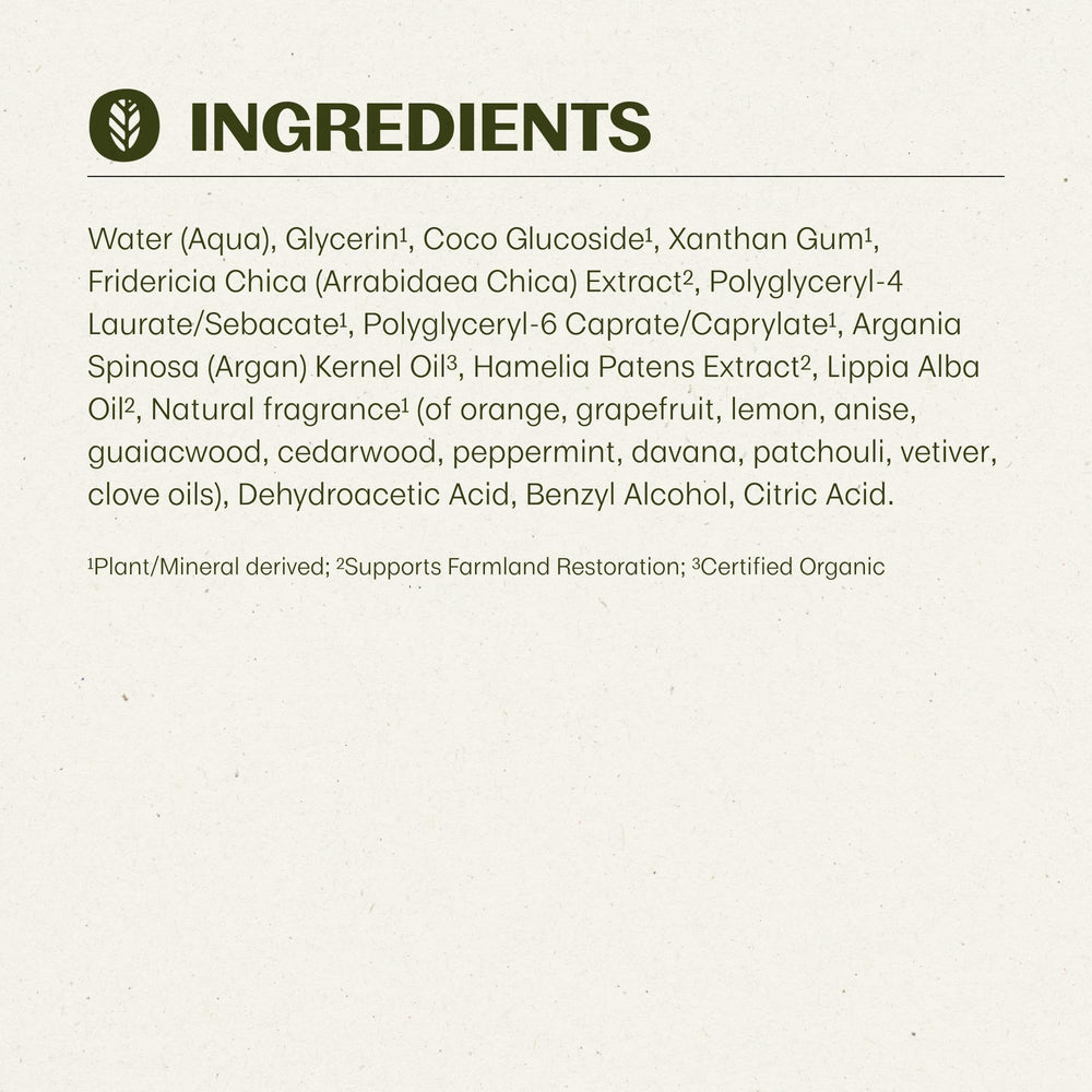 Thrive Natural Care espuma suave, lavado facial diario.