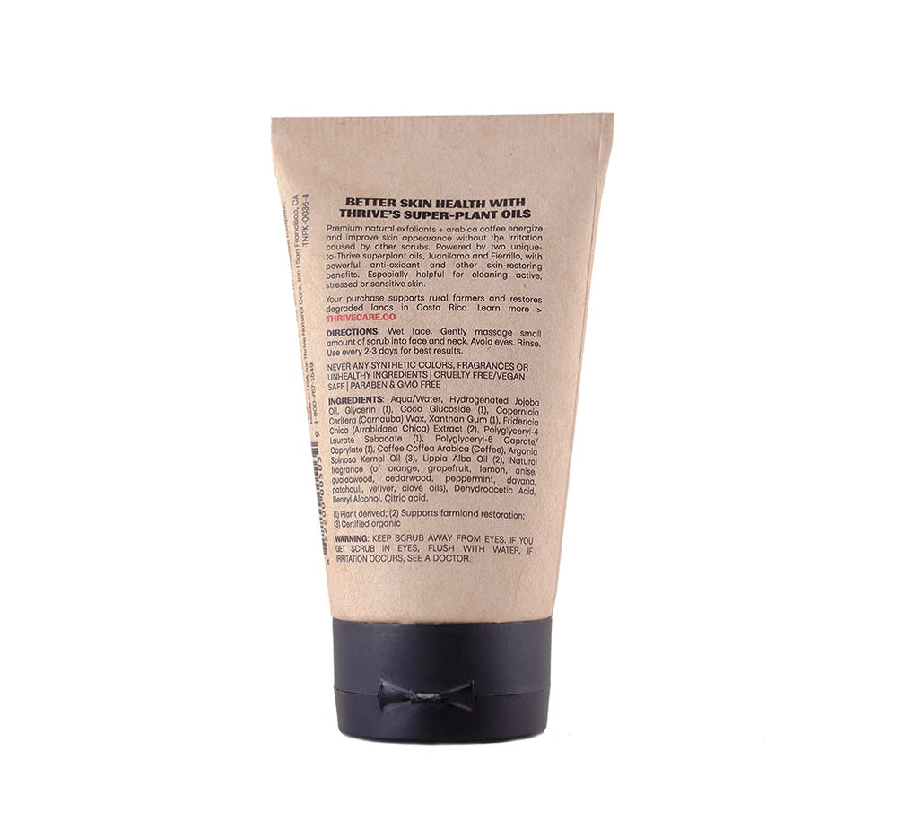 Thrive Natural Care Face Scrub apoya a agricultores de Costa Rica