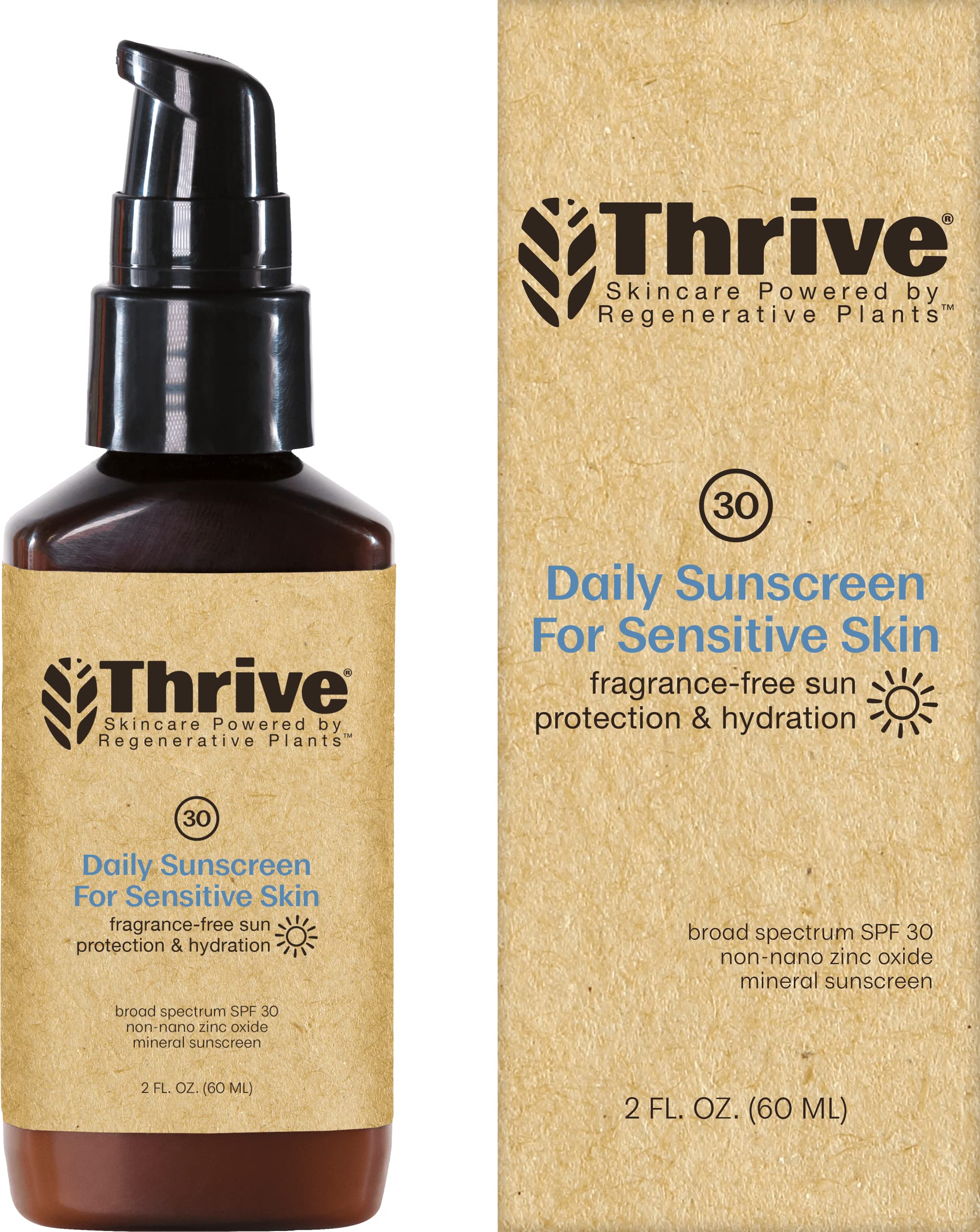Thrive Natural Care hidratación de doble acción para piel sensible todo el día