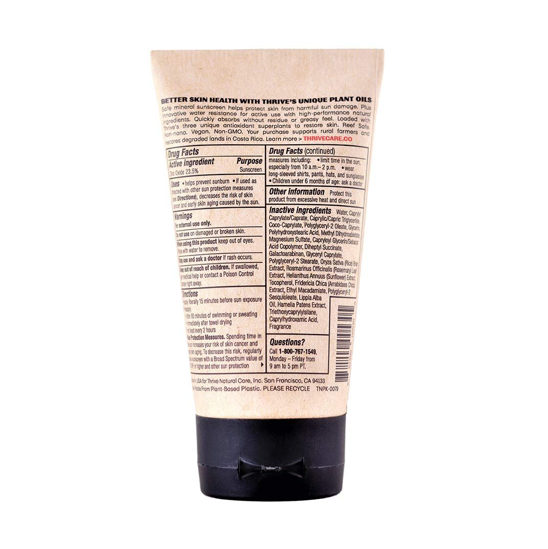 Textura suave y no grasa de Thrive Natural Care al aplicar