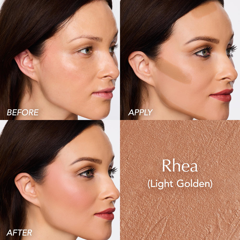 Thrive Causemetics Triple Threat Color Stick contorno crema, difuminado suave para rasgos definidos.