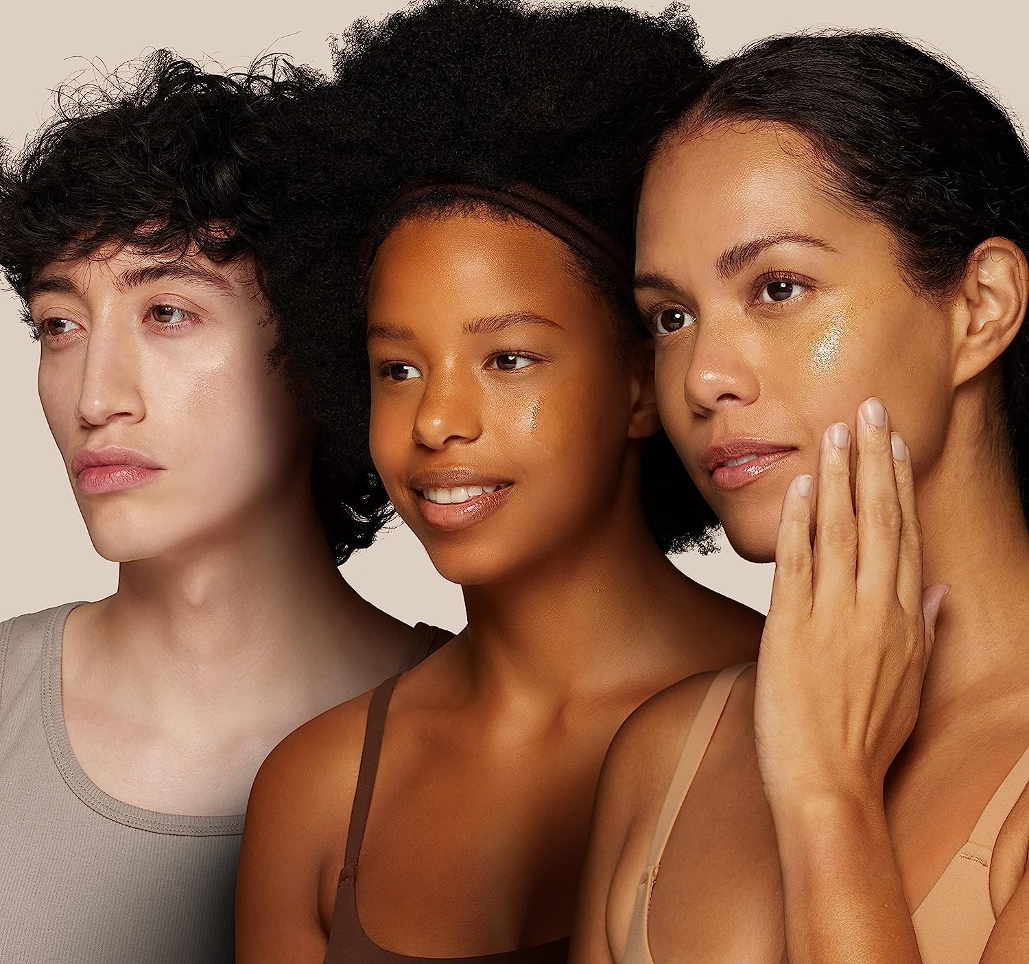 Resulting skin after cleansing appears clean and refreshed.