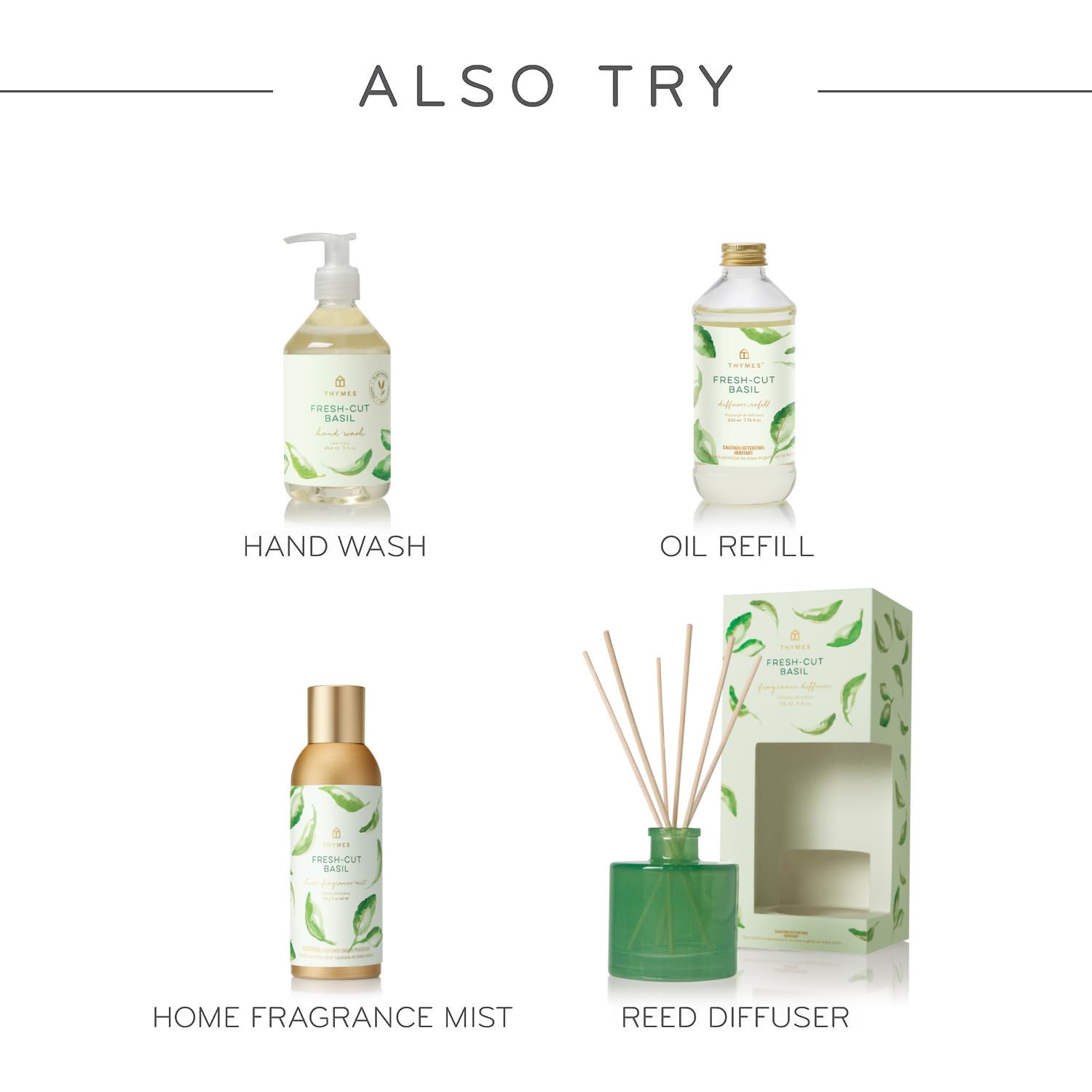 Empaque de lujo de Thymes con diseño refinado para regalo o uso personal.