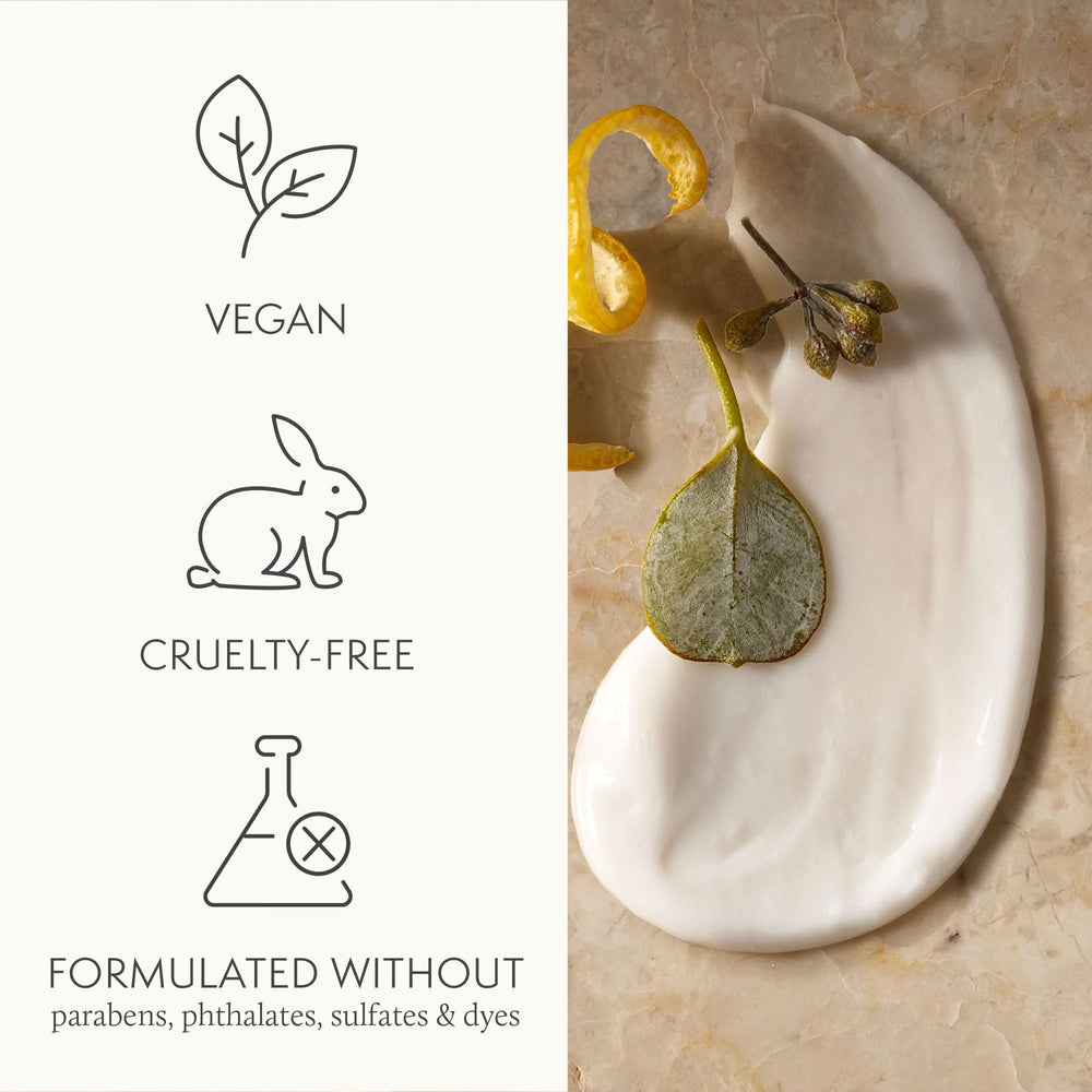 Loción Thymes con cupuaçu manteca, nutrición profunda para la piel.