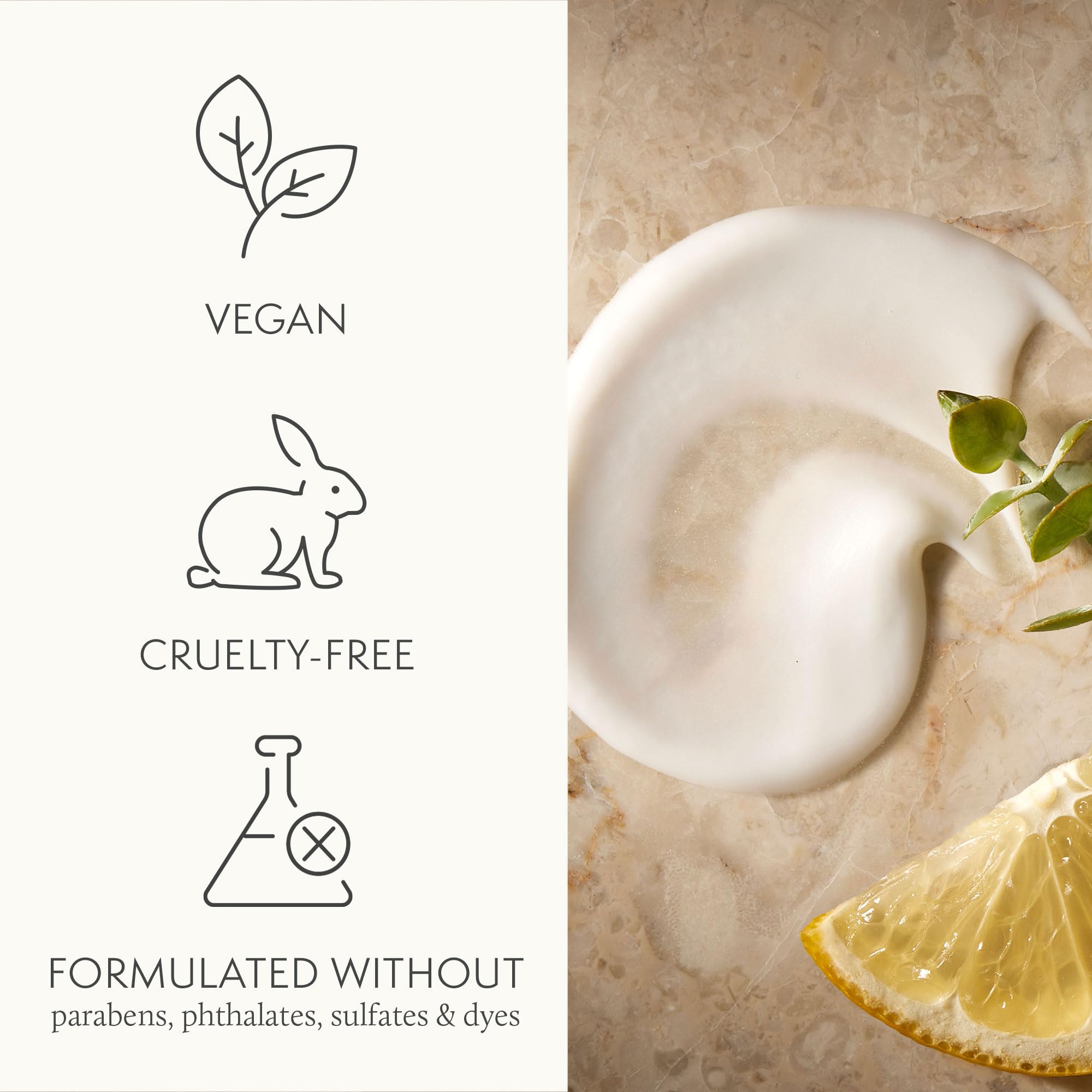 Thymes sans parabens, colorants et phtalates, pour une routine mains plus douce.