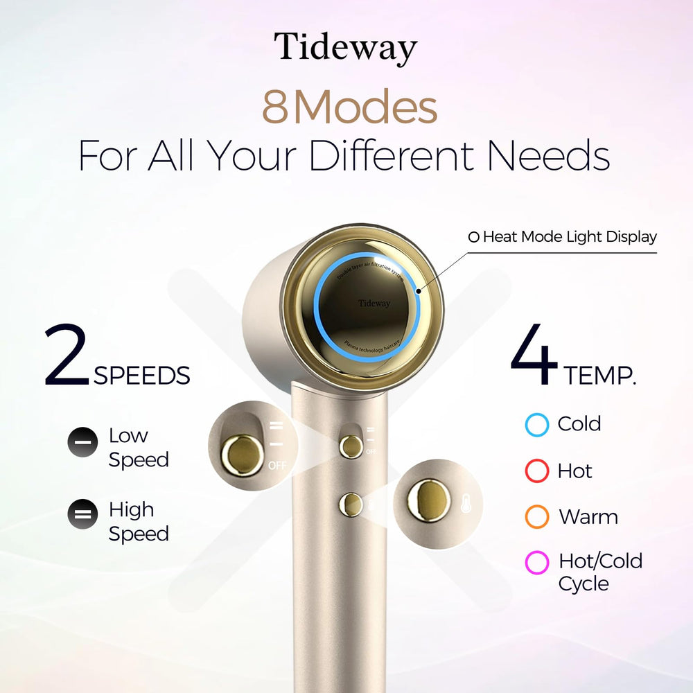 Tideway H11 control de temperatura inteligente NTC para cabello suave