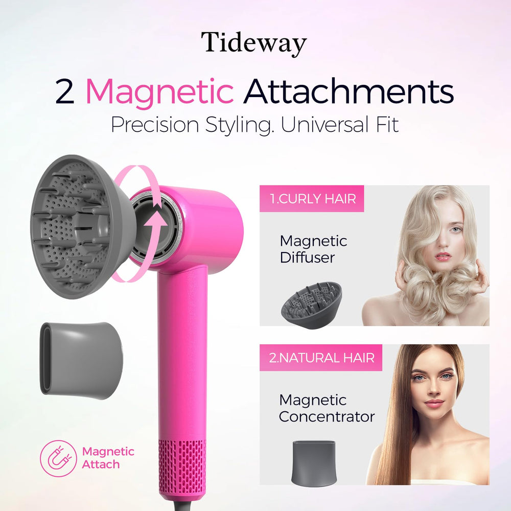 Tideway H11, plasma iónico para controlar frizz y mantener humedad.