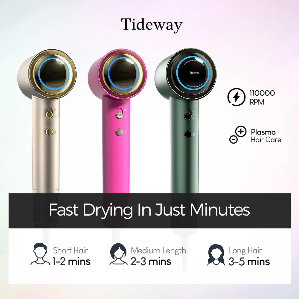 Tideway secador con control de temperatura NTC y bajo ruido