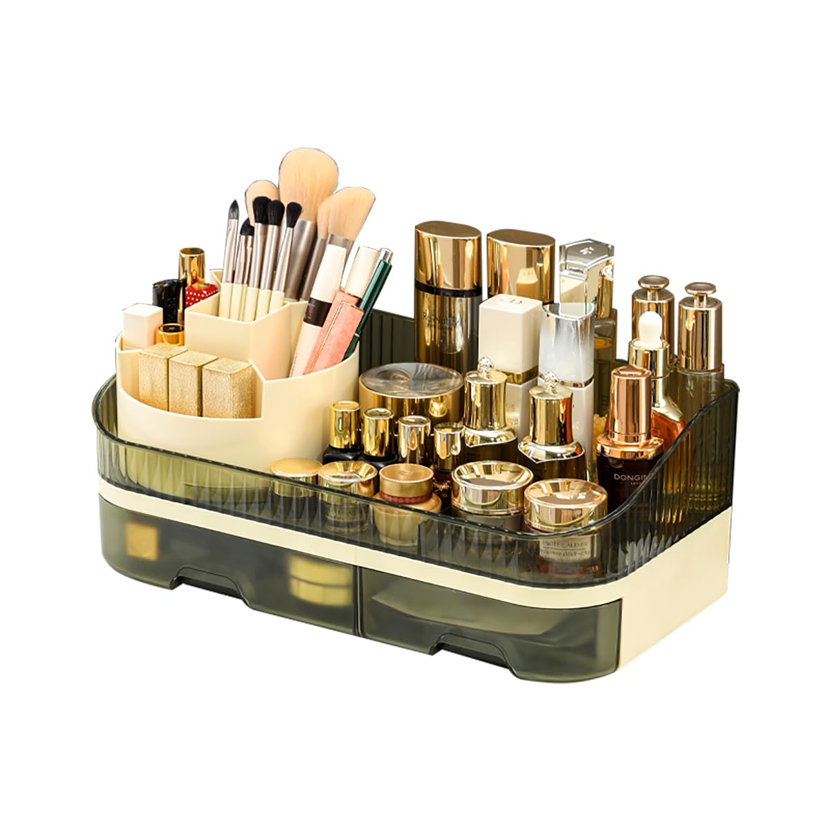 Tidyladyo organizador de maquillaje con cajones deslizantes para acceso rápido