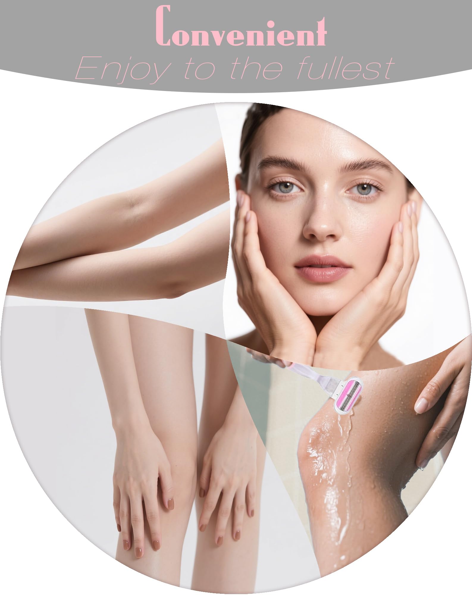 Compatibilidad amplia con hojas Venus para reutilizar cuchillas