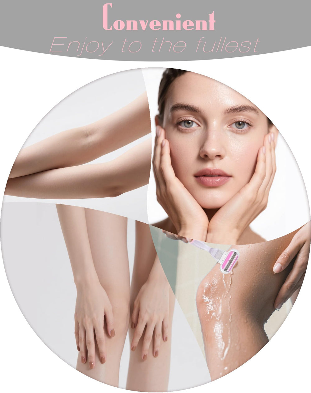 Compatibilidad amplia con hojas Venus para reutilizar cuchillas