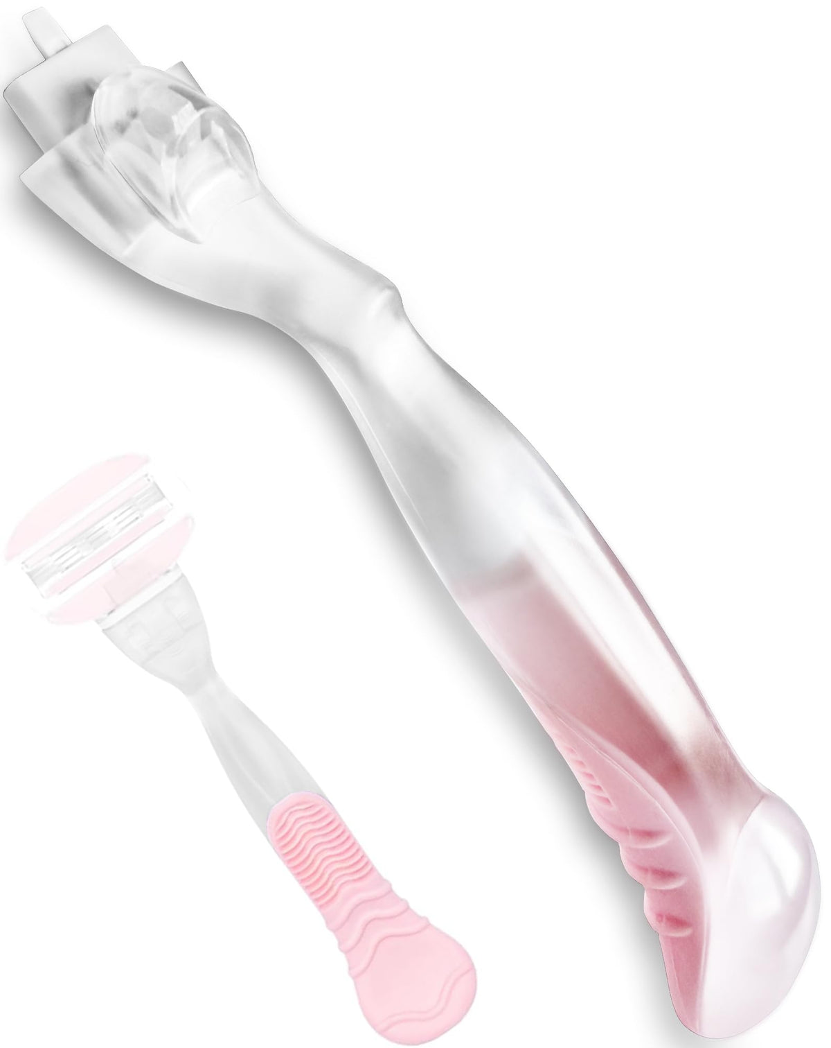 Mango repuesto TIEEC para Gillette Venus con agarre ergonómico y rosado