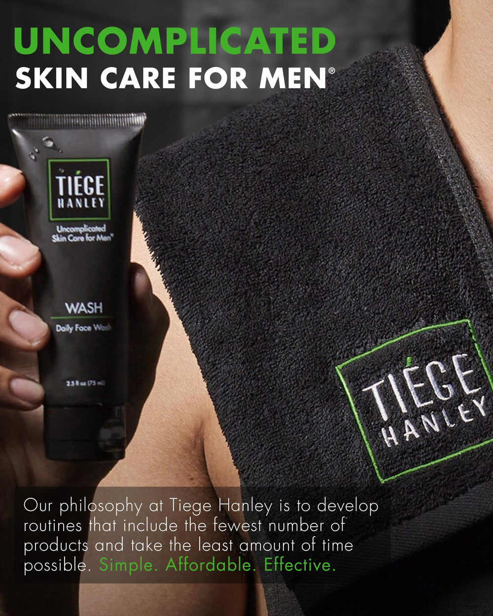 Tiege Hanley Contour Yeux Sérum – hydrate et lisse le regard pour une apparence rafraîchie