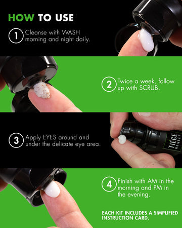 Tiege Hanley crema para ojos hidrata y suaviza la zona delicada.