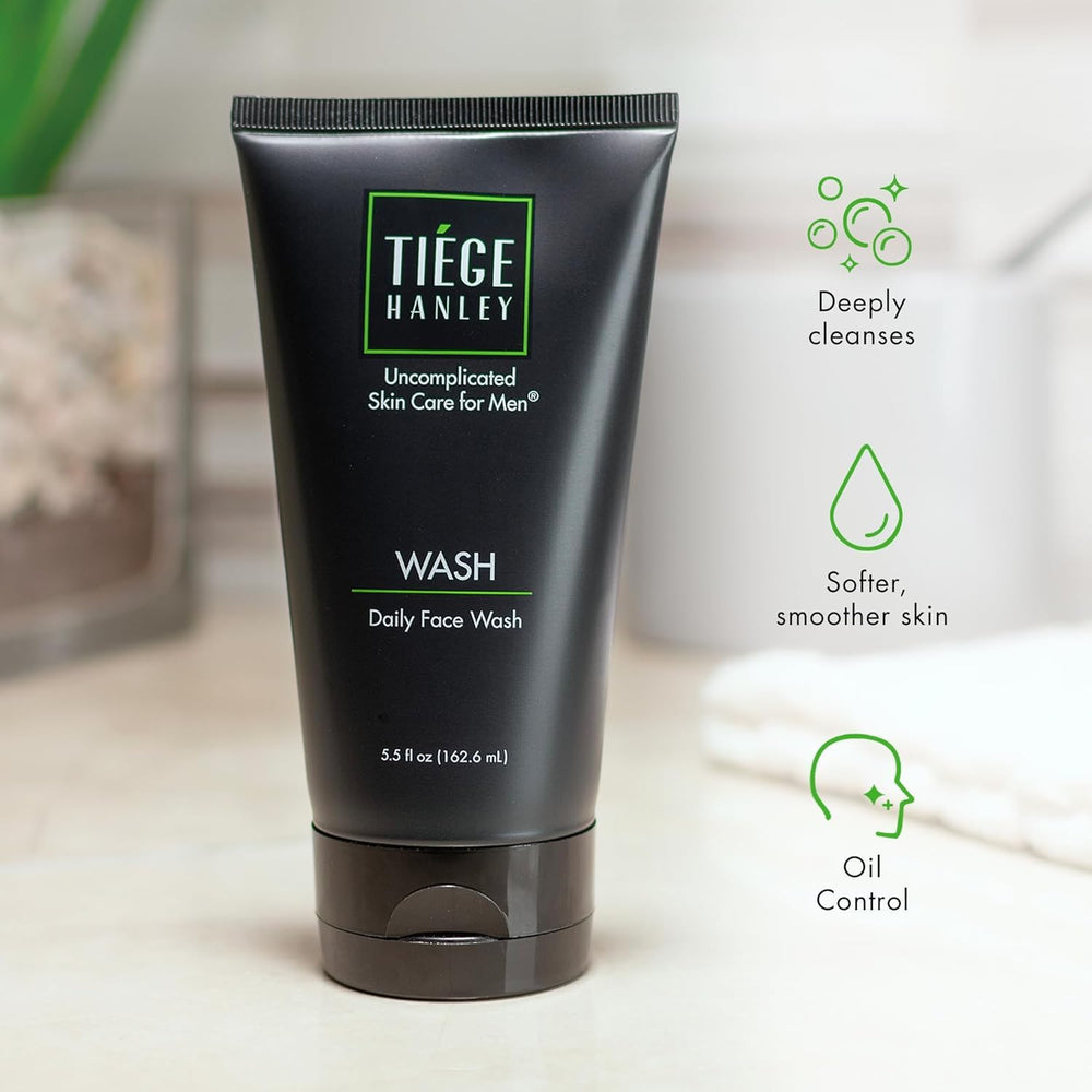 Hidratación con aloe y jojoba limpia sin resecar la piel.