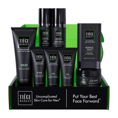 Tiege Hanley limpieza facial: limpieza suave para piel sensible y tono más uniforme.
