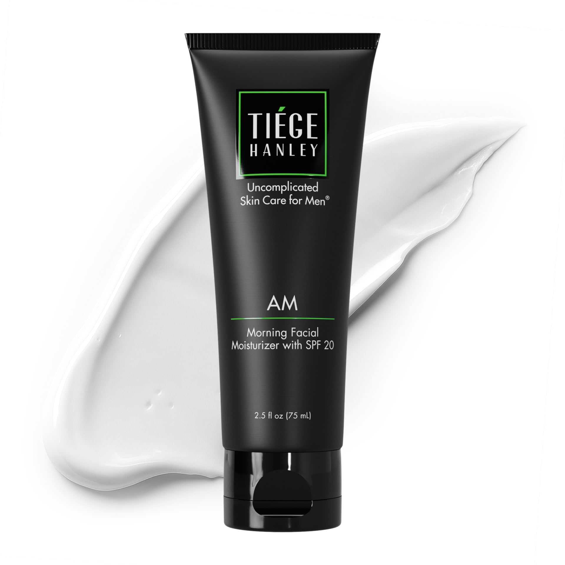 Tiege Hanley AM creme visage SPF20 pour hydratation et protection solaire