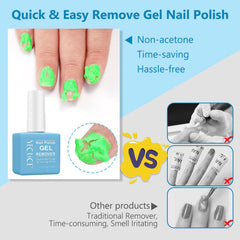 Seguro para uñas naturales, acrílicas y de gel.