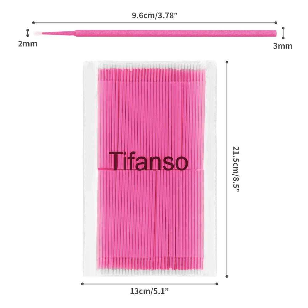 Tifanso hisopos micro para uñas, acabado limpio en manicura.