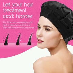Tifara Beauty Gorro con tecnología de gel para acondicionamiento suave.