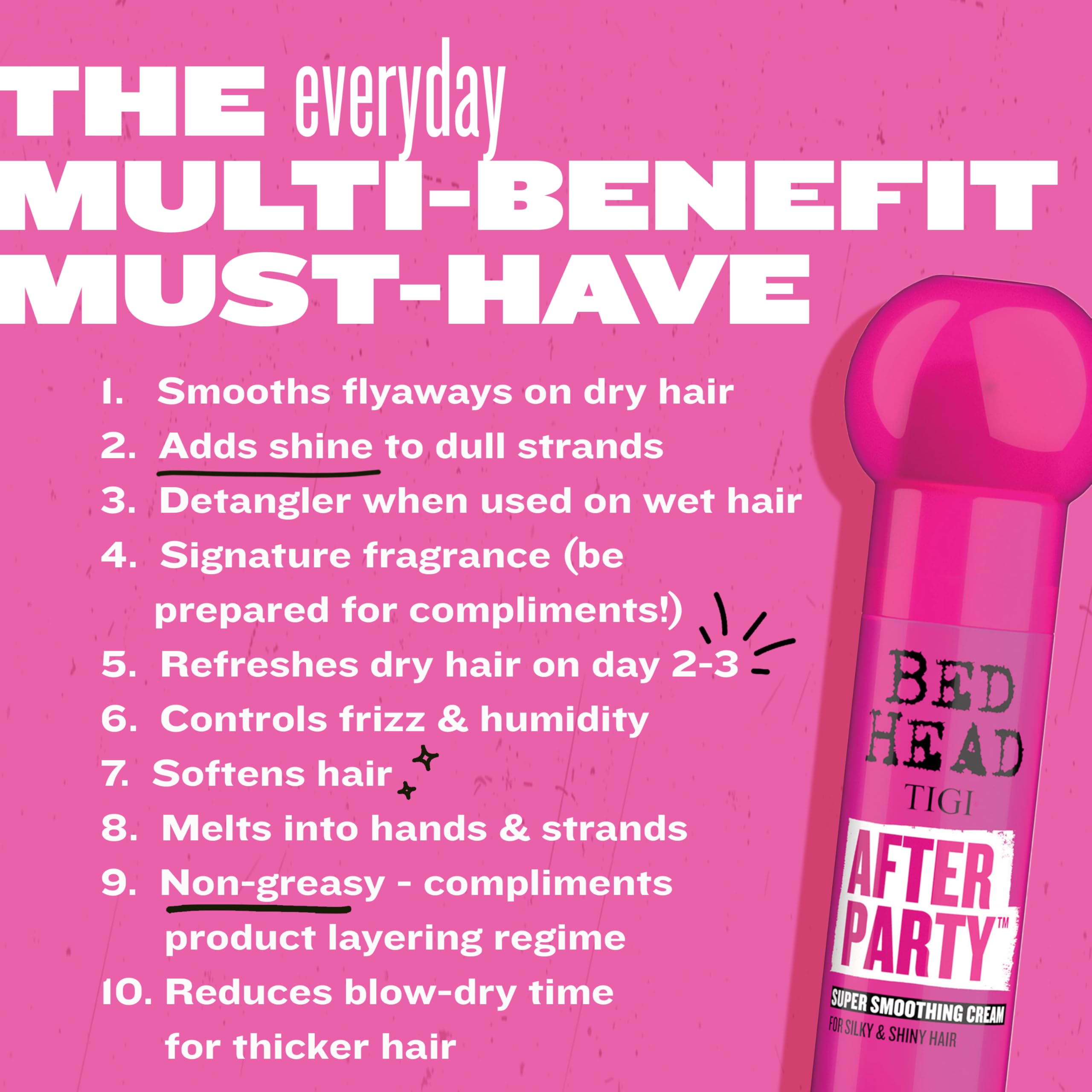 TIGI Bed Head After Party: aroma veraniego que perfuma el cabello.