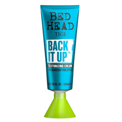 TIGI Bed Head Back It Up: crema texturizante para forma y textura, definición duradera.