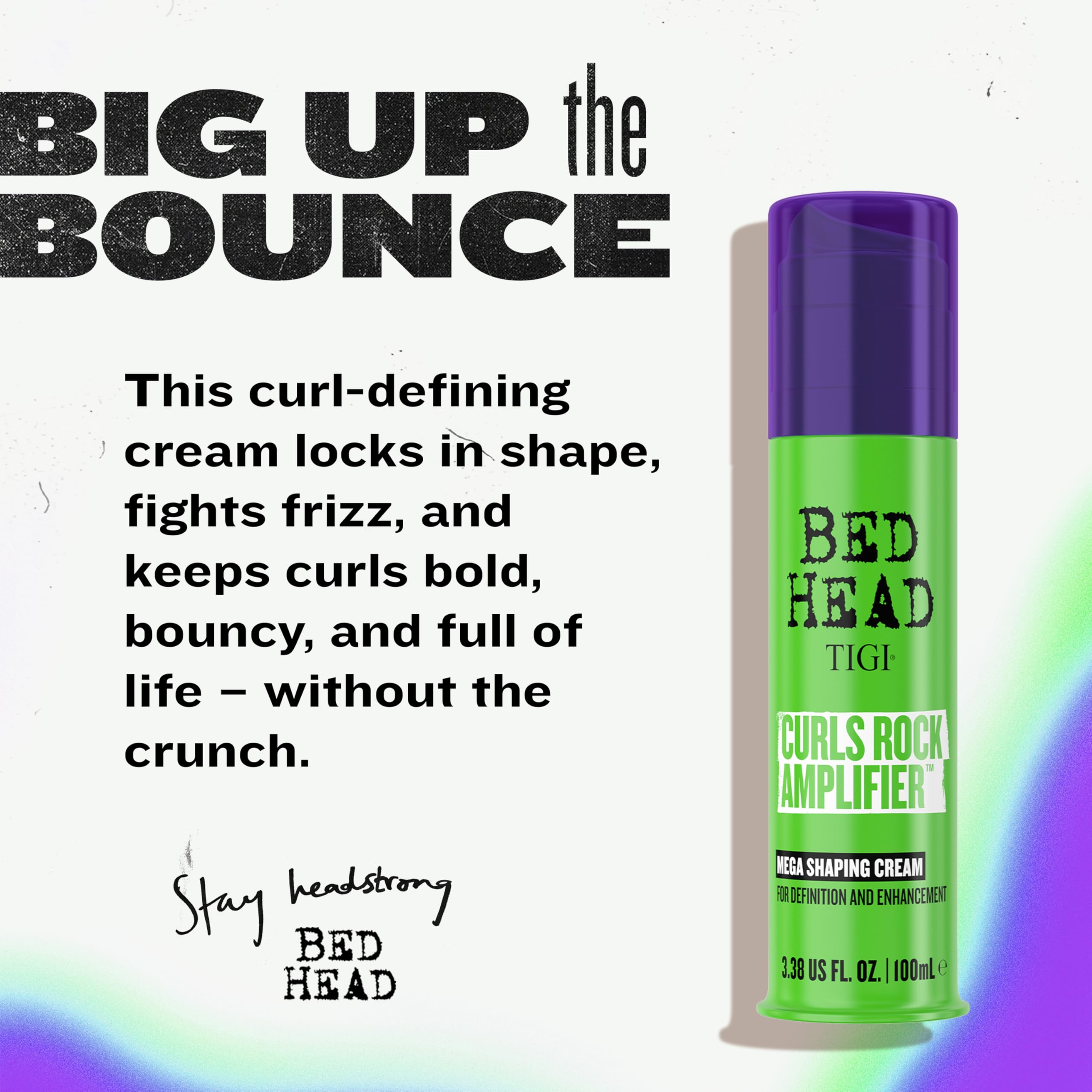 TIGI Bed Head Curls Rock Amplifier protege la humedad de rizos.