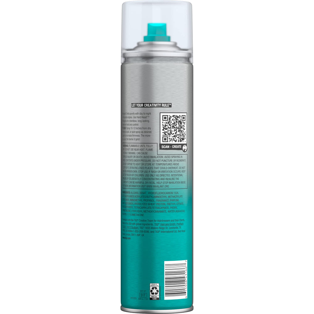 Bed Head de TIGI, resistencia duradera para peinados que duran todo el día.