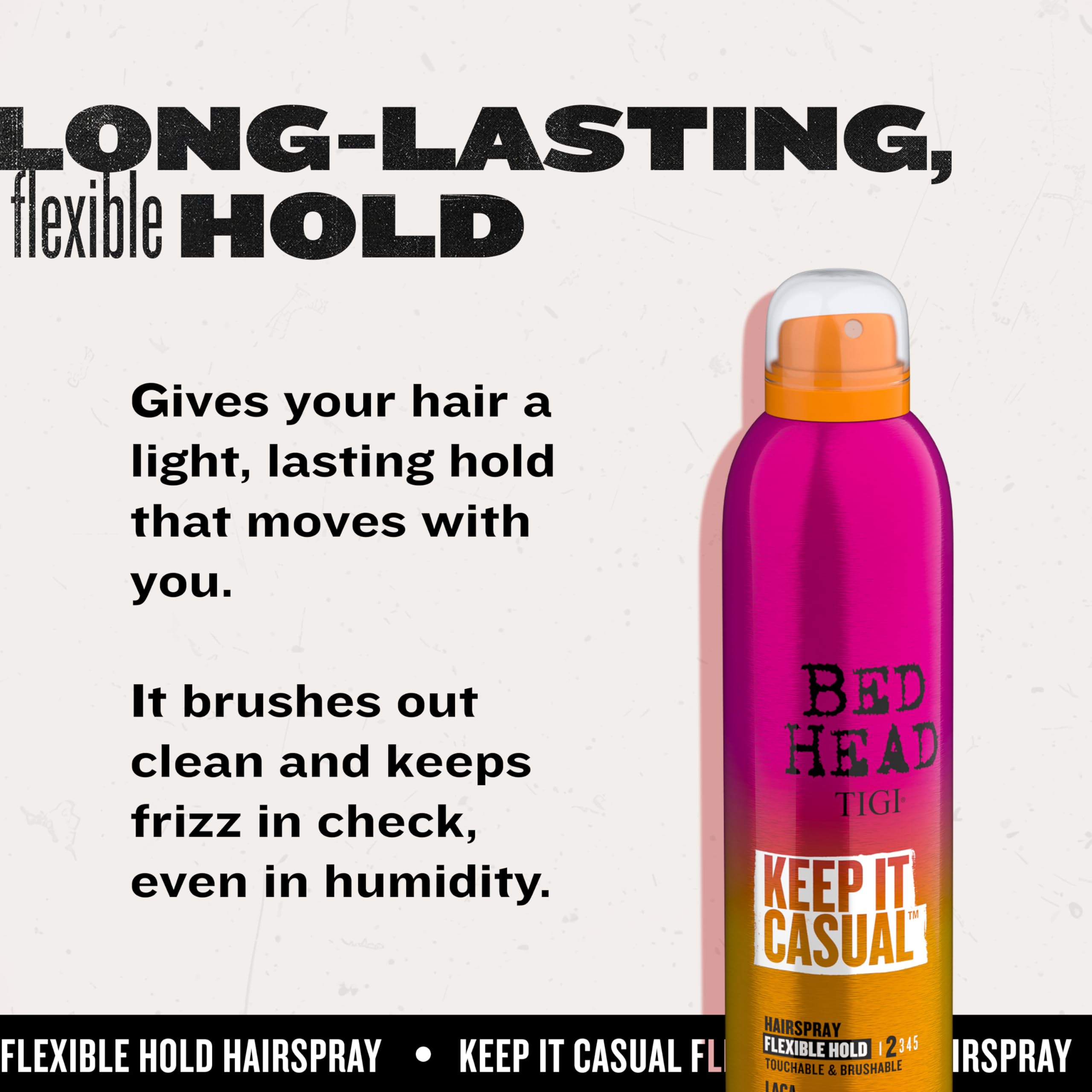 TIGI Bed Head Keep It Casual: acción antiestática para cabello limpio