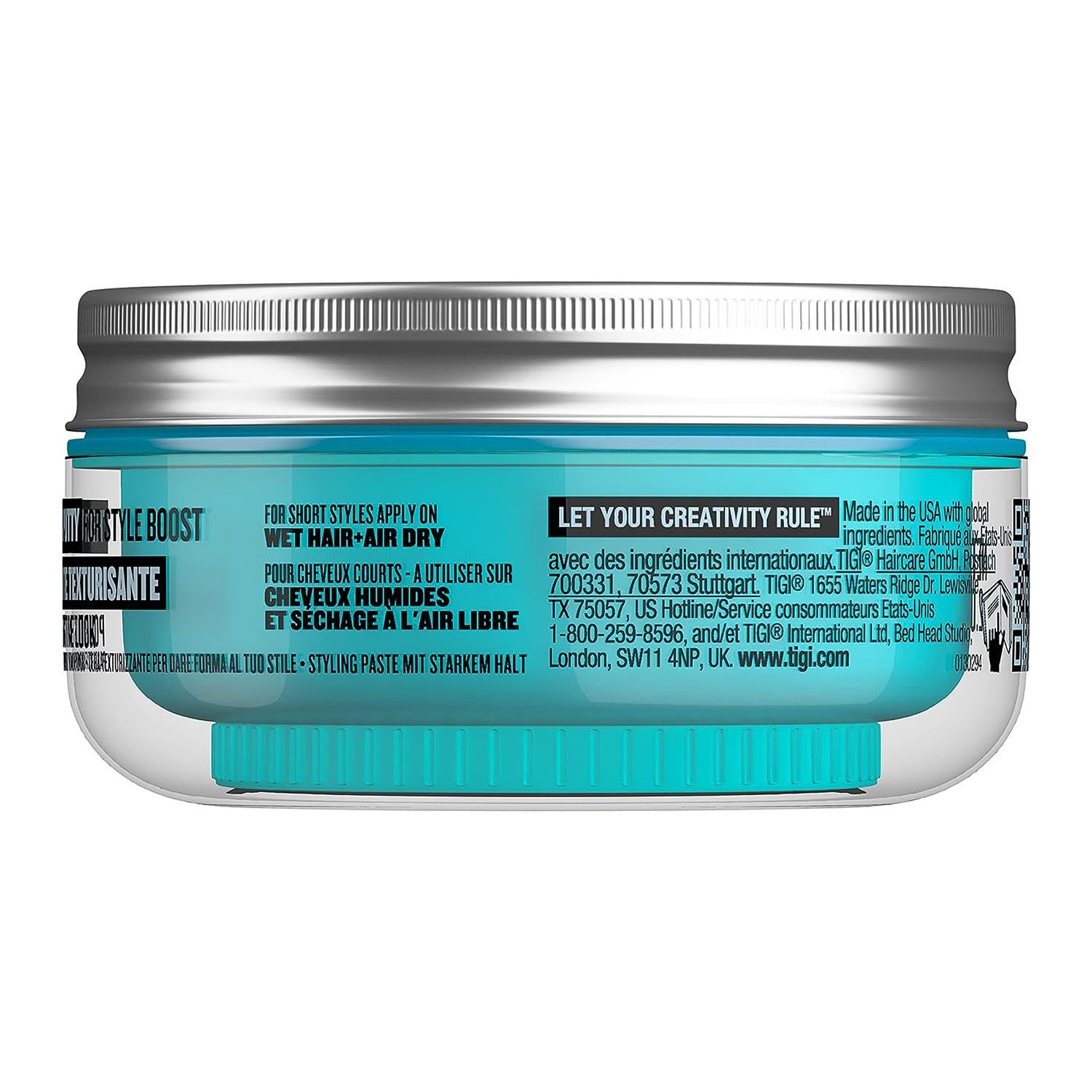 TIGI Bed Head Manipulador: aplicación manual para distribuir la pasta.