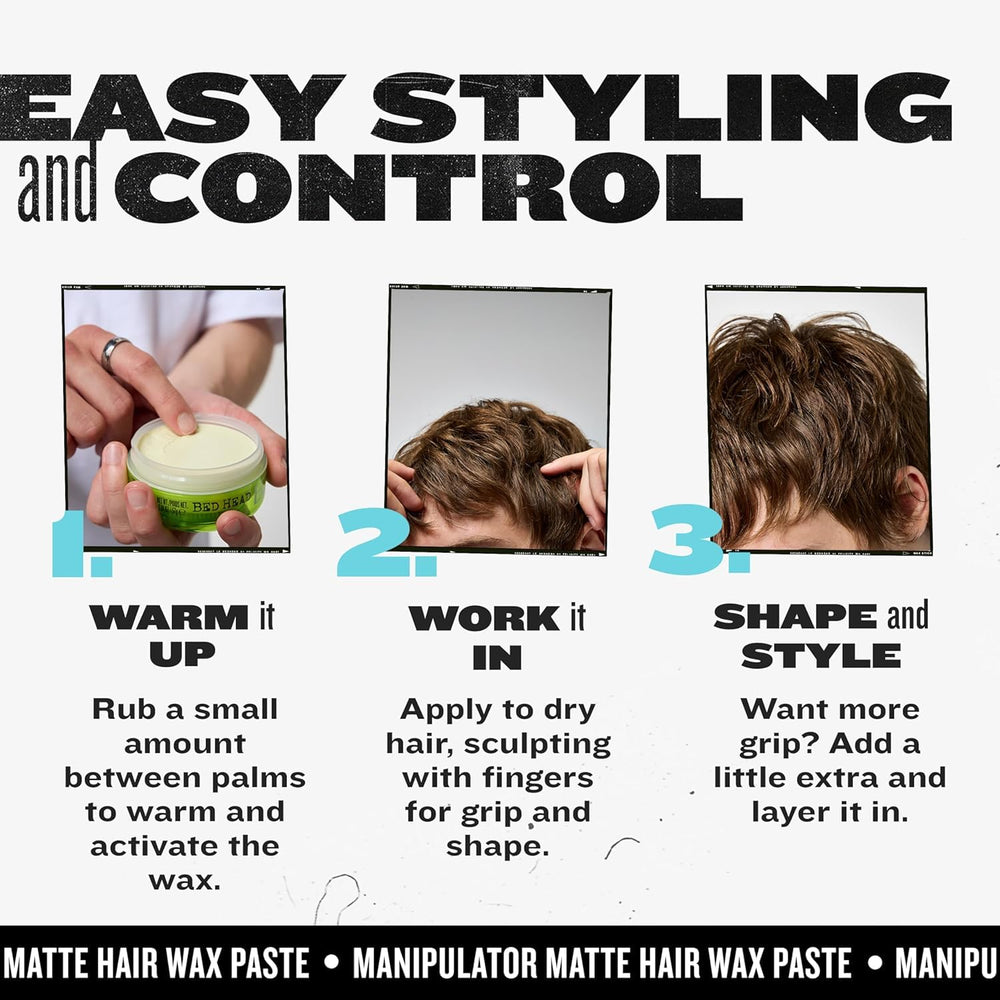 Manipulator Matte de TIGI acabado mate para un look natural sin grasa