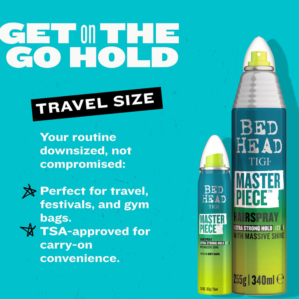 TIGI Bed Head Masterpiece ofrece control para todo tipo de cabello con acabado brillante.