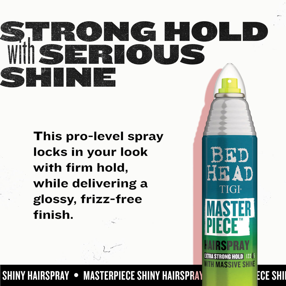 TIGI Bed Head Masterpiece: fijación extra fuerte para peinados duraderos.