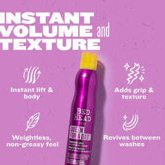 TIGI Bed Head Reina Por Un Día: textura suave y volumen notable.