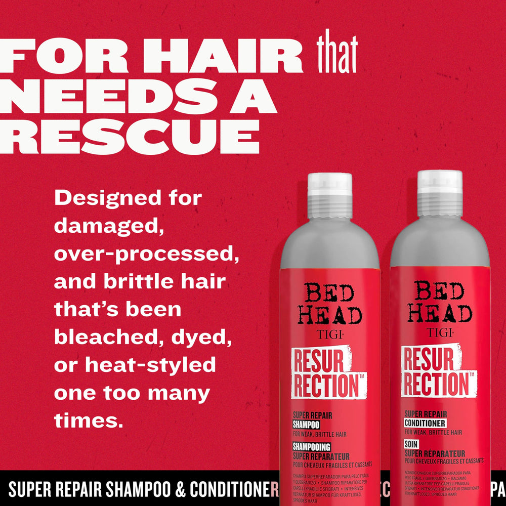 TIGI Bed Head Resurrection ingredientes resurrection plant: fórmula que ayuda a retener humedad.