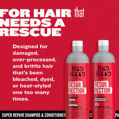 TIGI Bed Head Resurrection ingredientes resurrection plant: fórmula que ayuda a retener humedad.