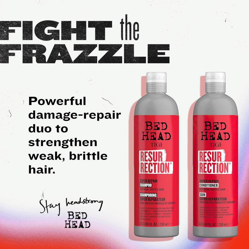 TIGI Bed Head Resurrection set caja: kit profesional para cuidado capilar en casa.